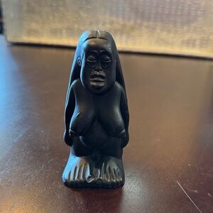 Elegant Black Buddha Figurine